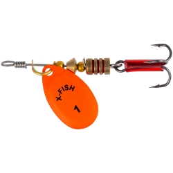 OBROTÓWKA X-FISH STARK #1 2,5g NIKEL UV ORANGE